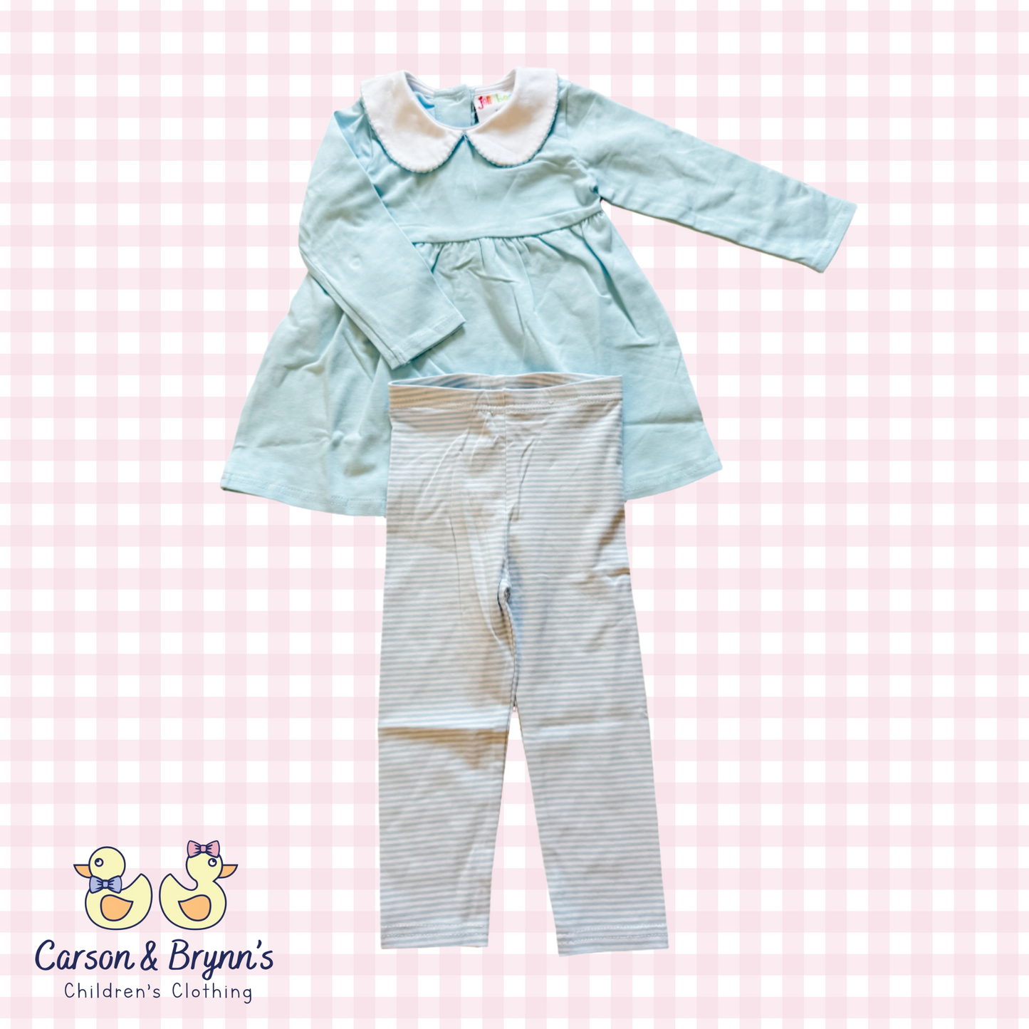 Charlotte Pant Set- Light Blue