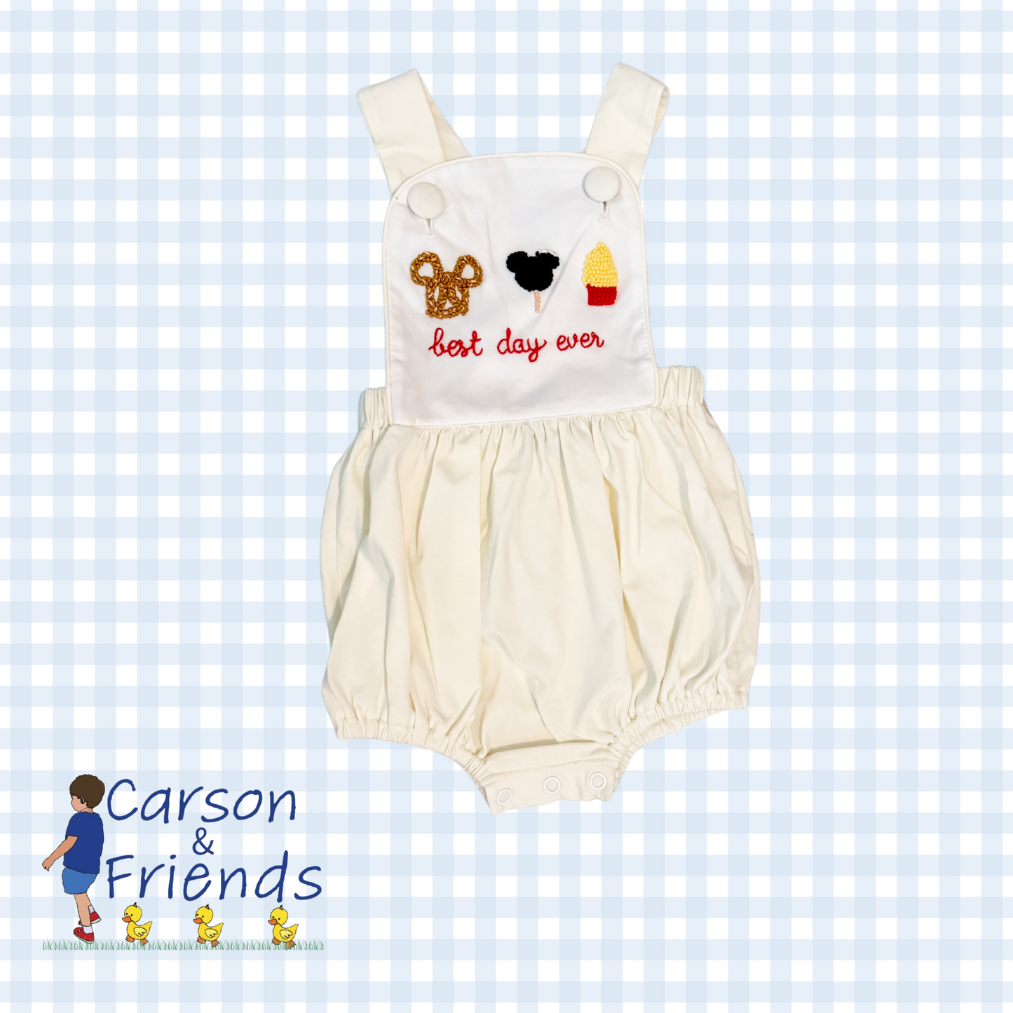 Carson and Friends “Best Day Ever” Snacks Bubble- Boys