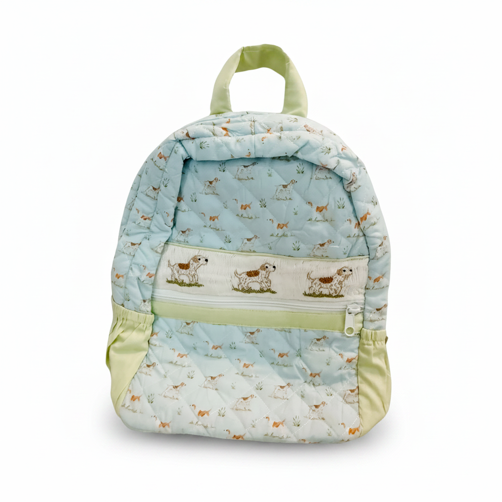 Carson and Friends Hunting Dog Quilted Backpack