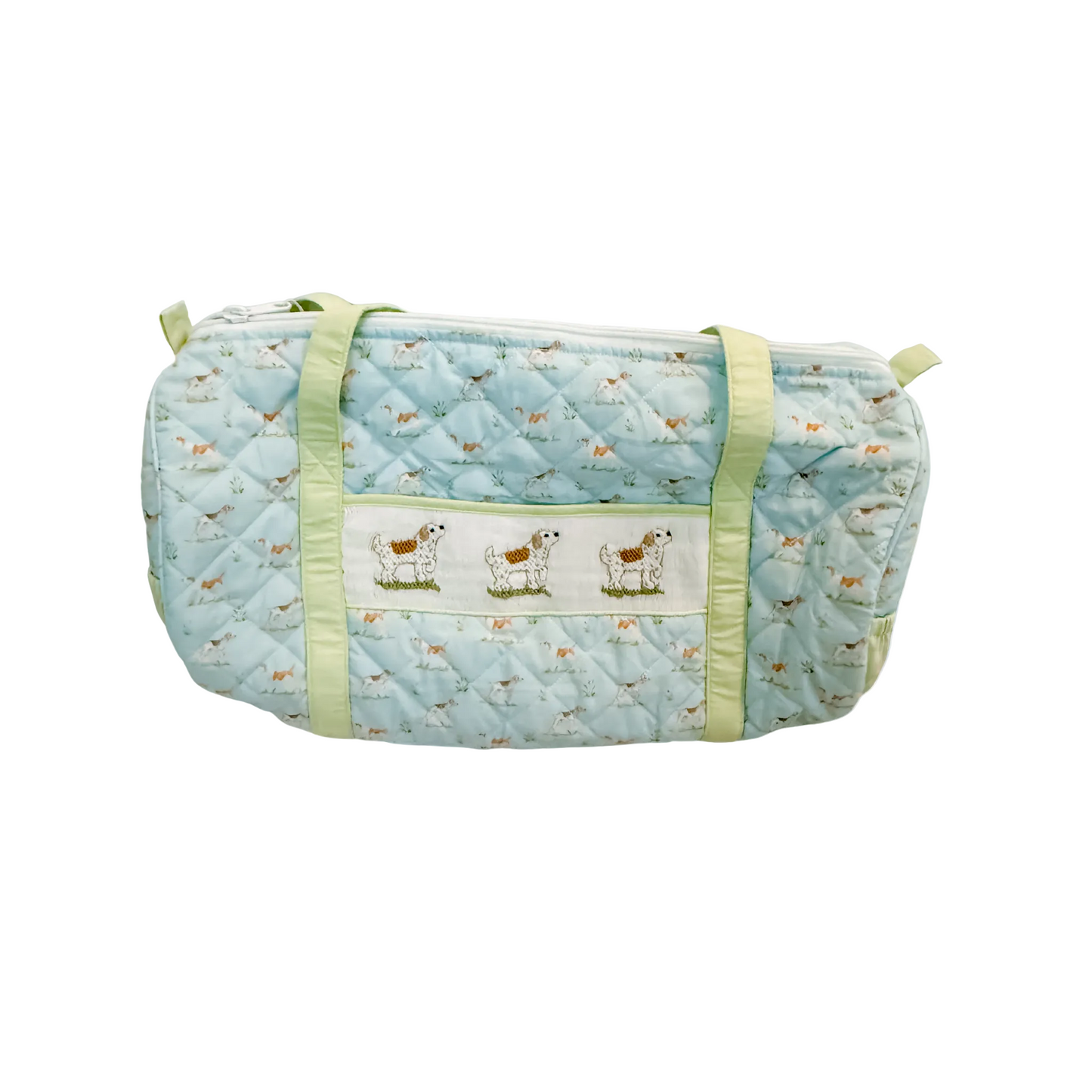 Carson and Friends Hunting Dog Quilted Duffel