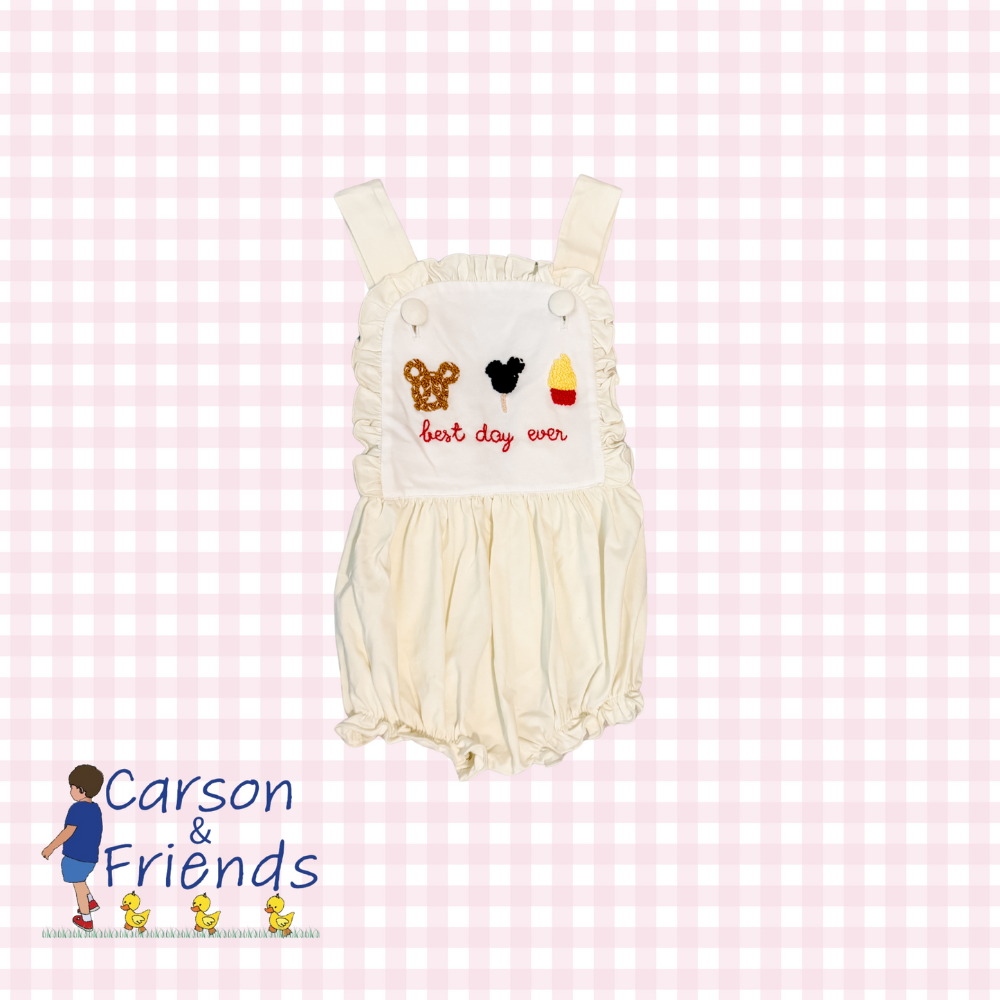 Carson and Friends “Best Day Ever” Snacks Bubble- Girls