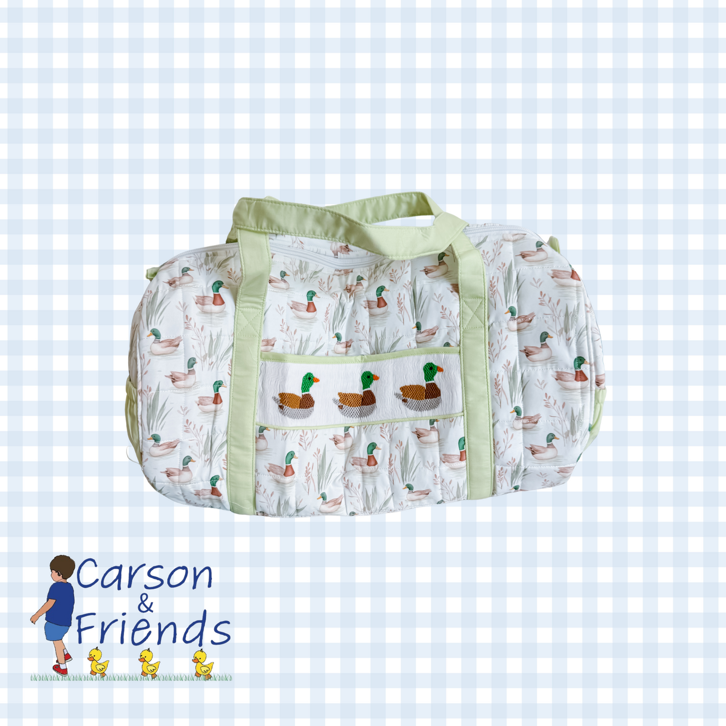 Carson and Friends Smocked Mallard Duffel