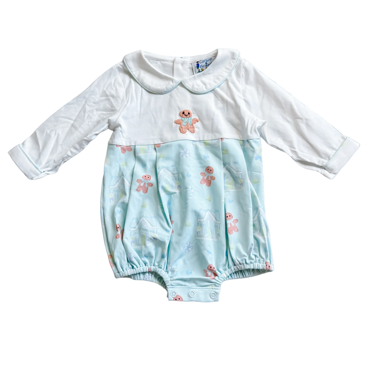 Carson and Friends Gingerbread Bubble- Blue
