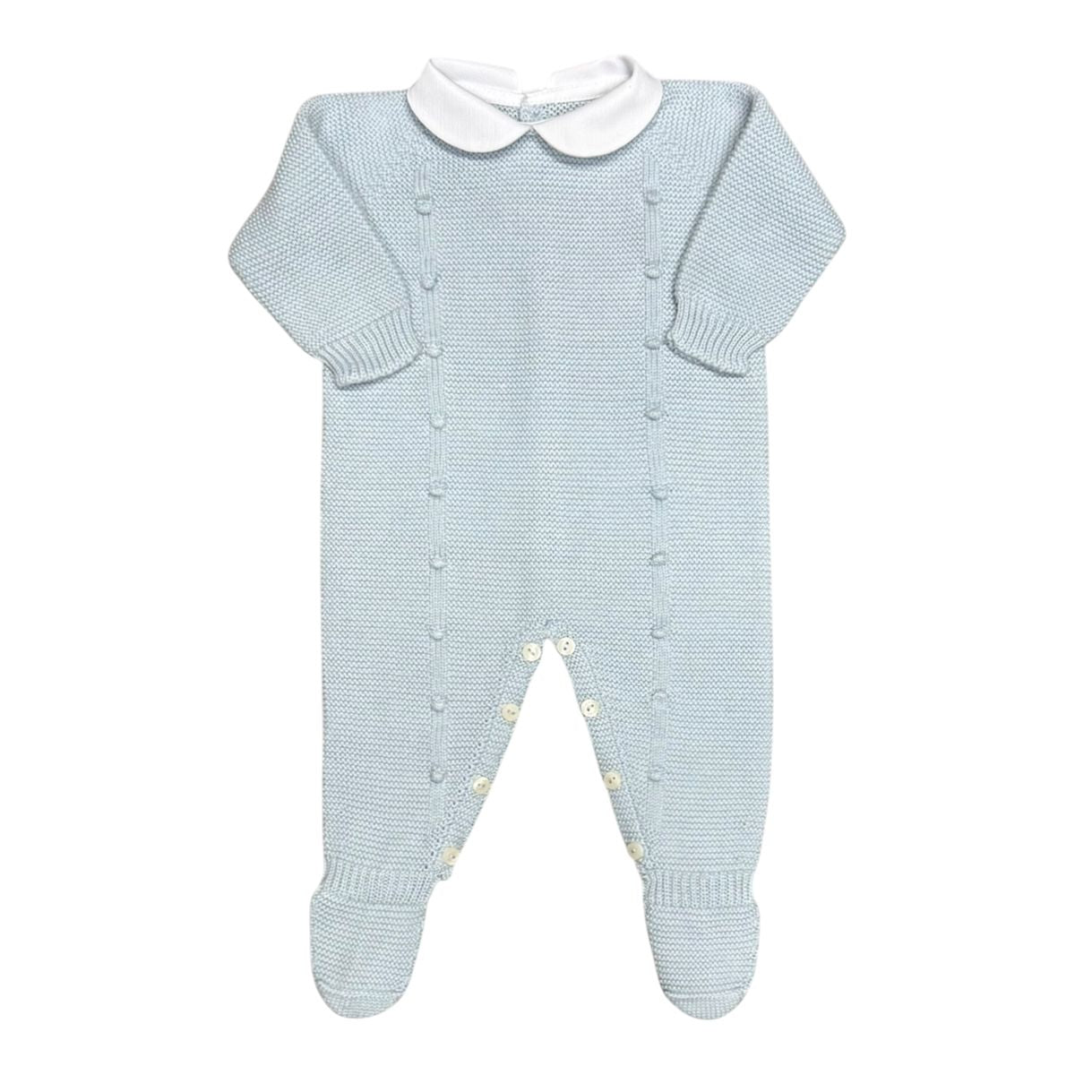 Mi Lucero Footie with Baubles- Blue