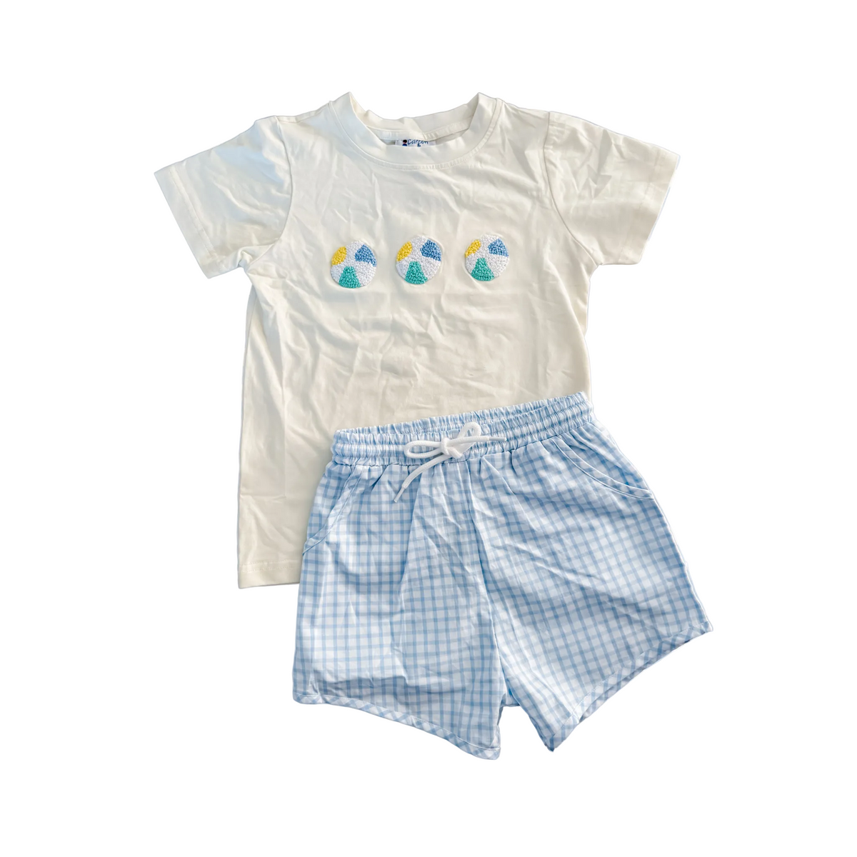 Carson and Friends French Knot Beach Balls Short Set
