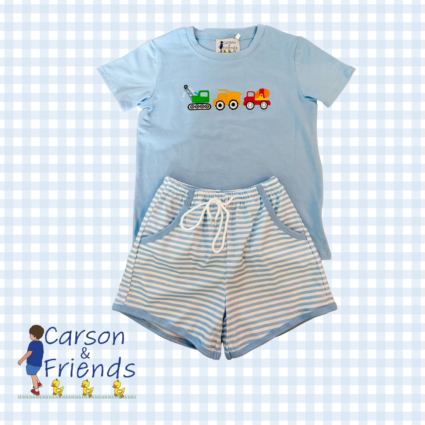 Carson and Friends Vehicles Short Set