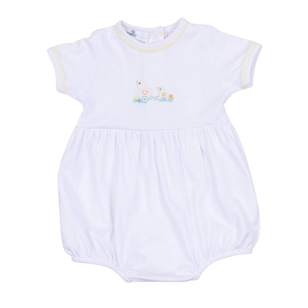 Magnolia Baby Vintage Duckie Pulltoy Bubble- Yellow