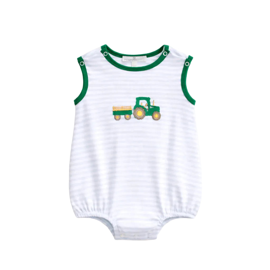 Magnolia Baby Little Farmer Applique Bubble