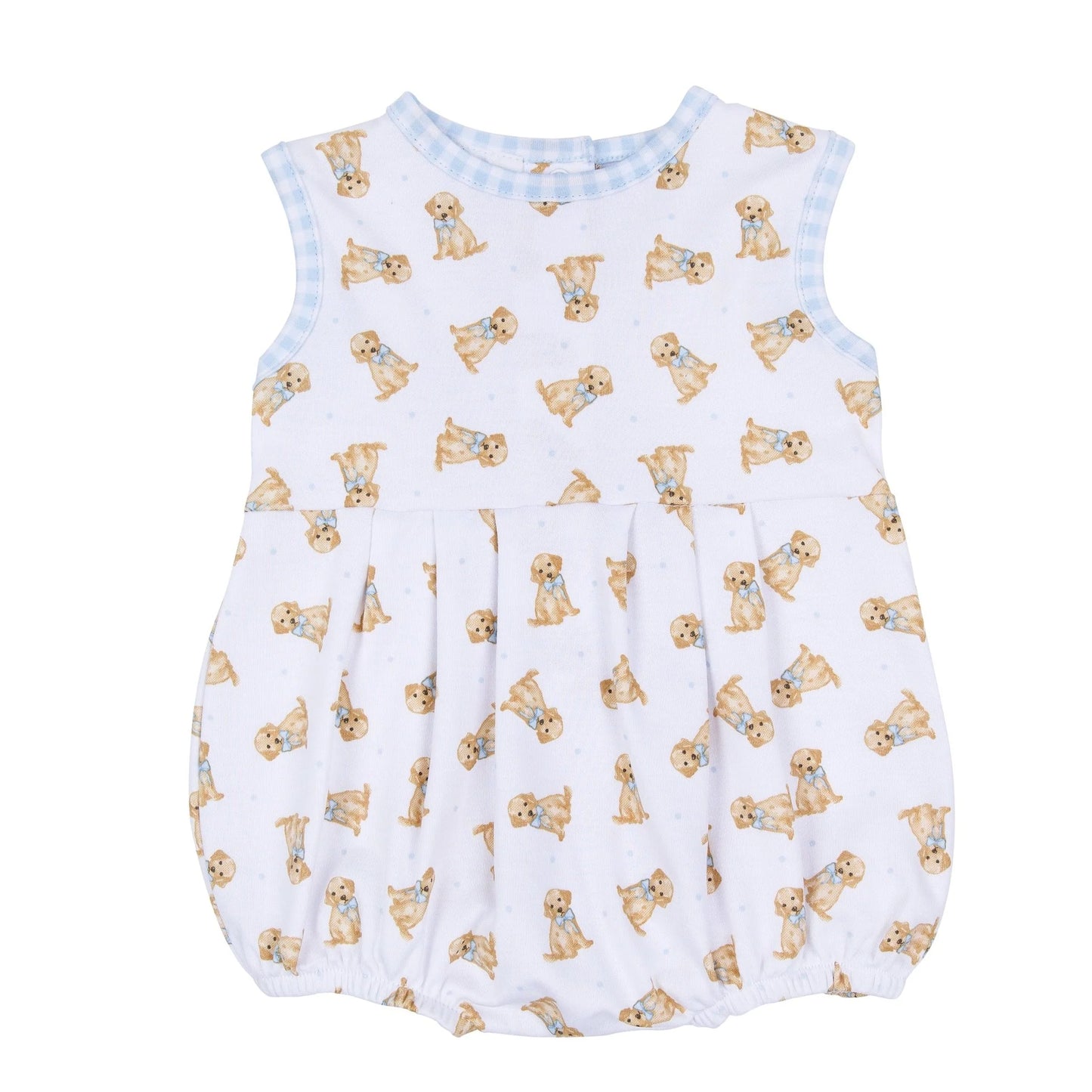 Magnolia Baby Sweet Golden Print Bubble - Light Blue