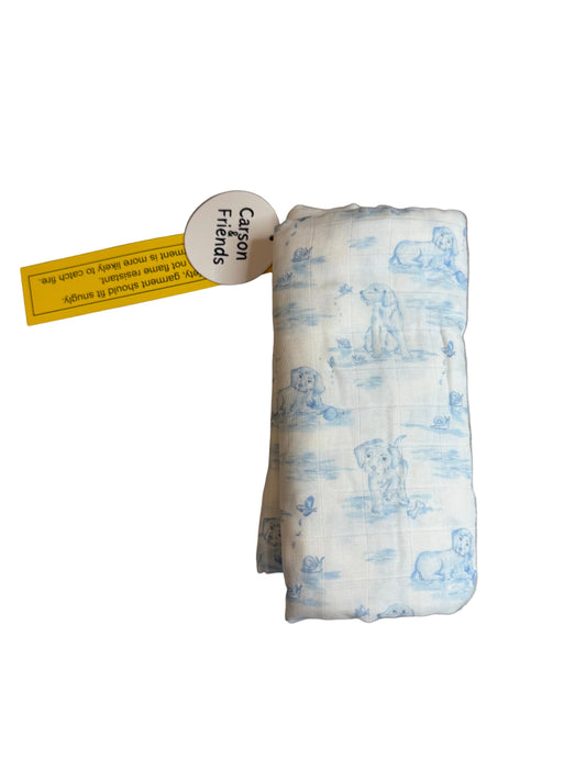 Carson and Friends Muslin Swaddle- Snips and Snails