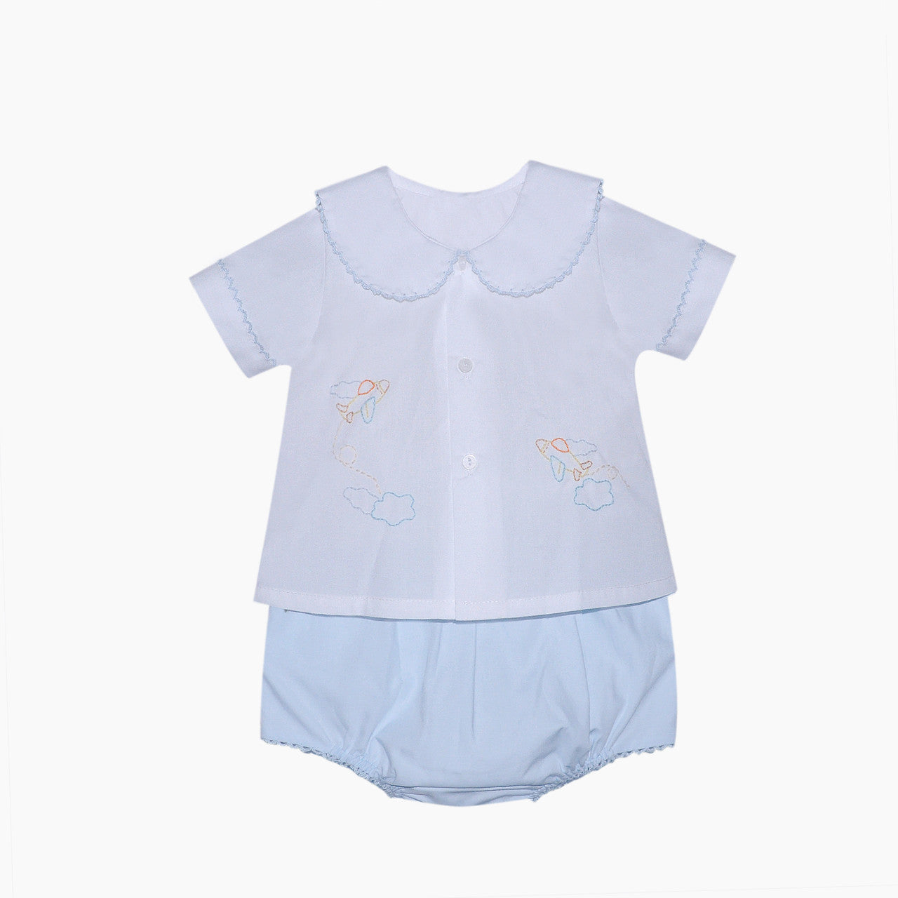 Baby Sen Avery Diaper Set- Airplanes