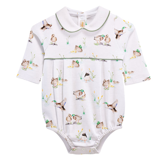 Baby Club Chic Duck Pond Bubble with Round Collar
