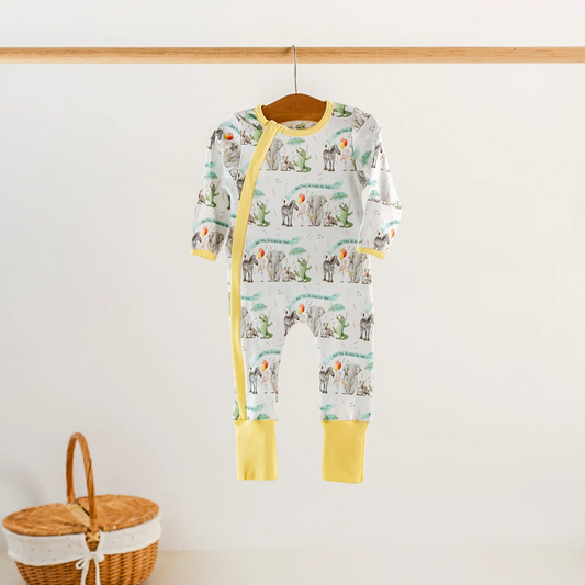 Nola Tawk And They All Asked For You Organic Cotton Zip Up Pajamas