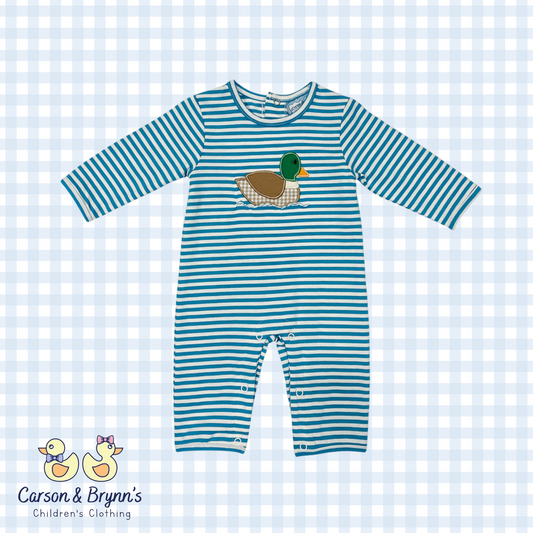 Duck Applique Boys Romper
