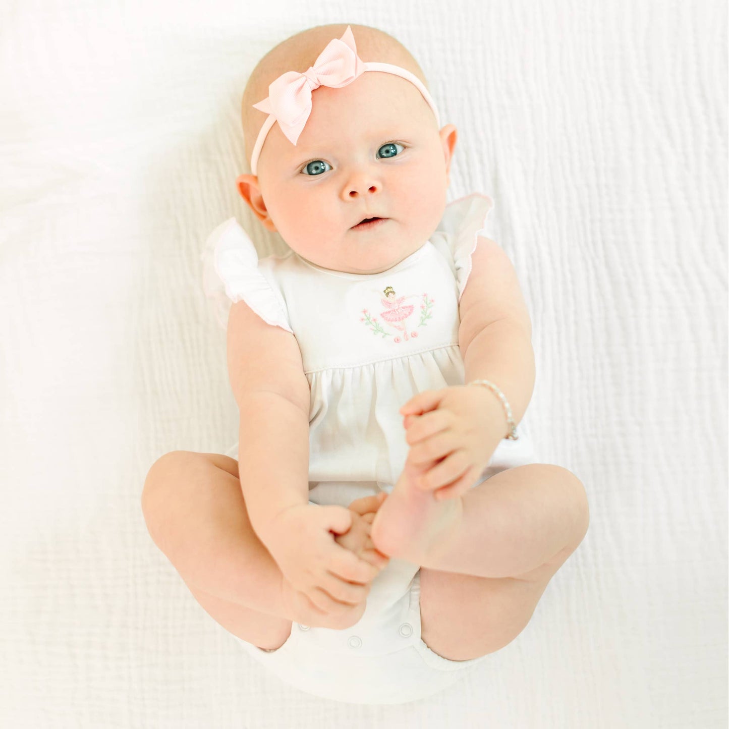 Magnolia Baby - Twinkle Toes Embroidered Bubble