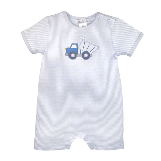 Petit Ami & Zubels - Dump Truck Knit Romper