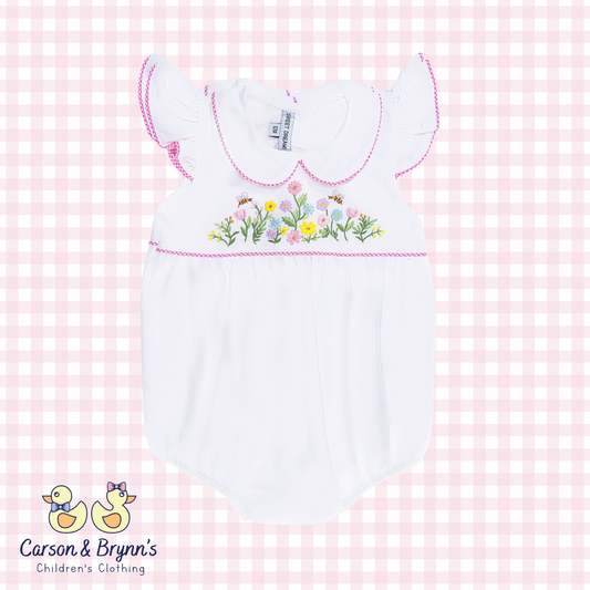 Sweet Dreams Floral Embroidered Bubble