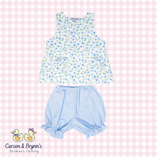 Sweet Dreams Glory Floral Bloomer Set