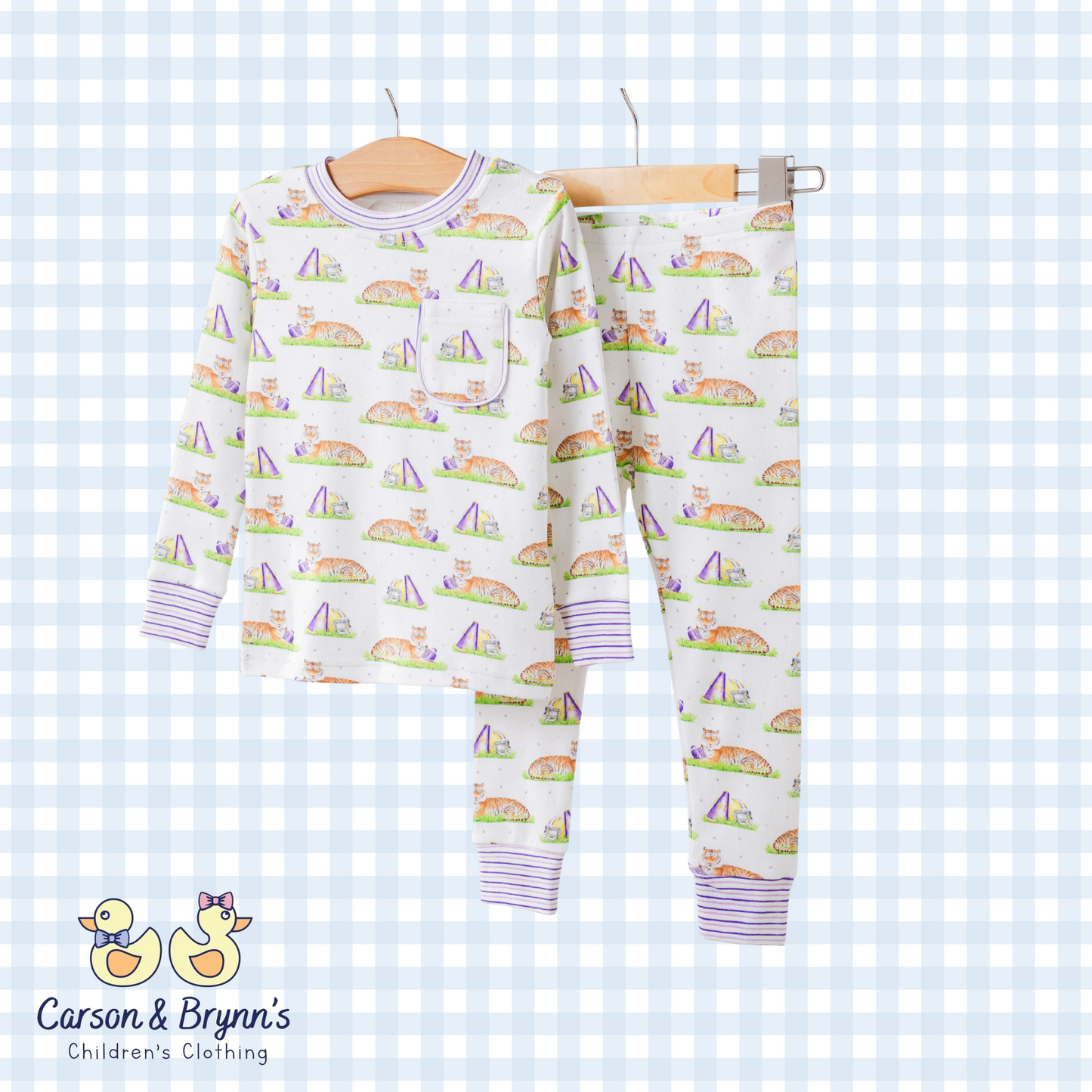 Mascot Mania in Louisiana Organic Cotton Pajama