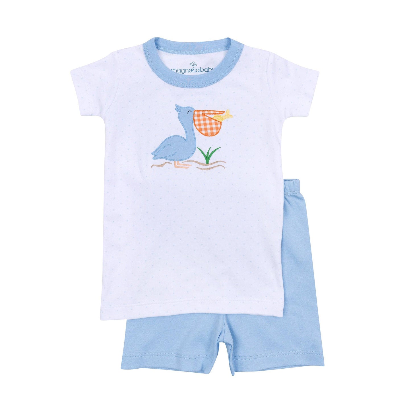 Magnolia Baby - Pelican Bay Applique Short Pajamas