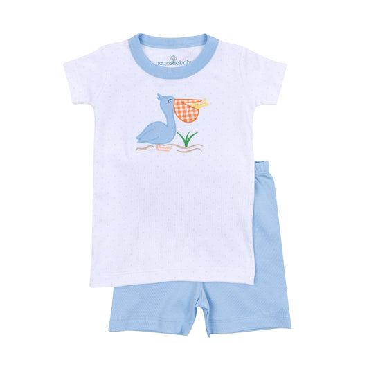 Magnolia Baby - Pelican Bay Applique Short Pajamas