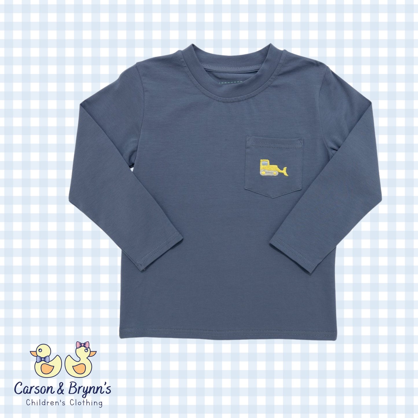 Itsy Bitsy Pocket Tee- Excavator