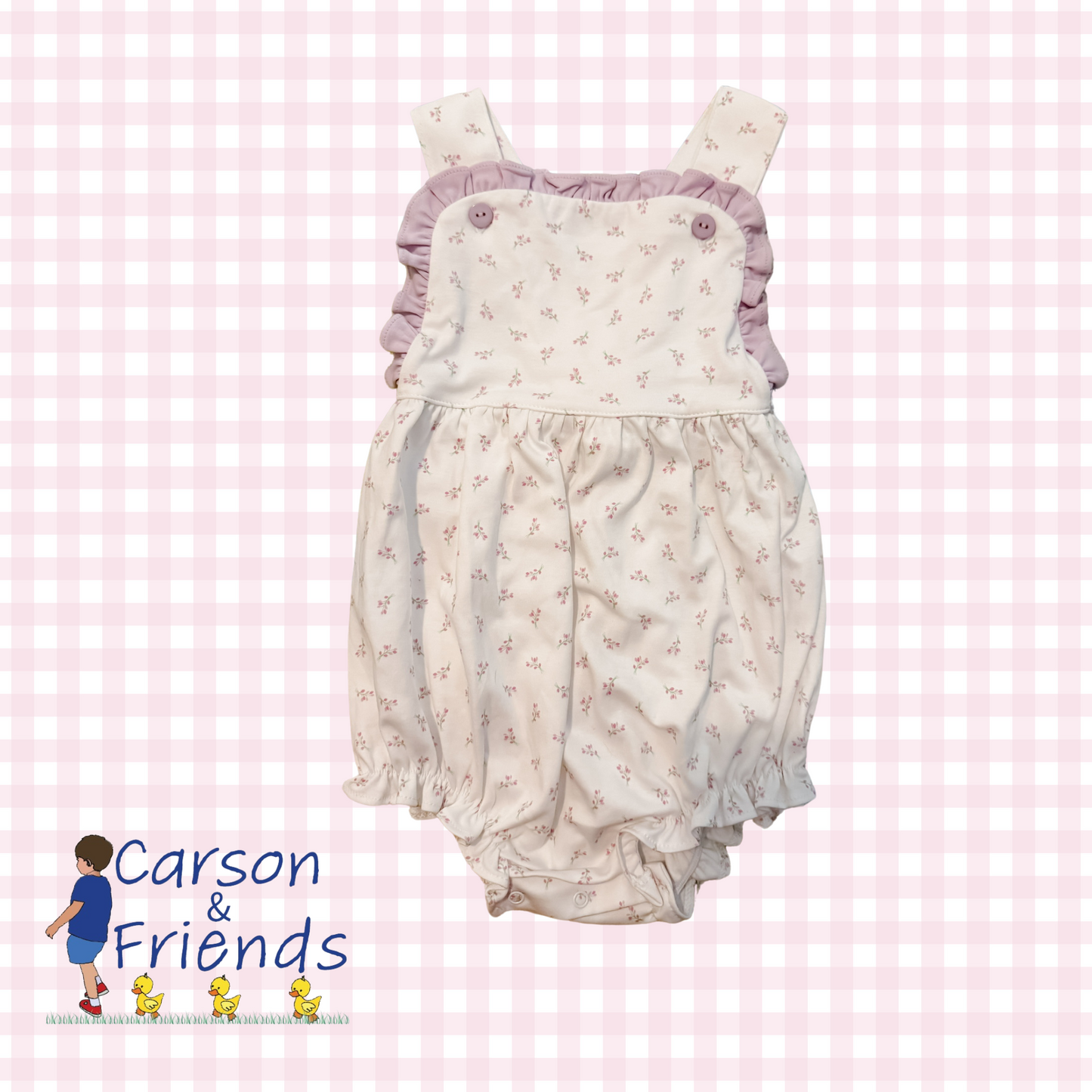 Carson and Friends Lavender Floral Pima Sun Bubble