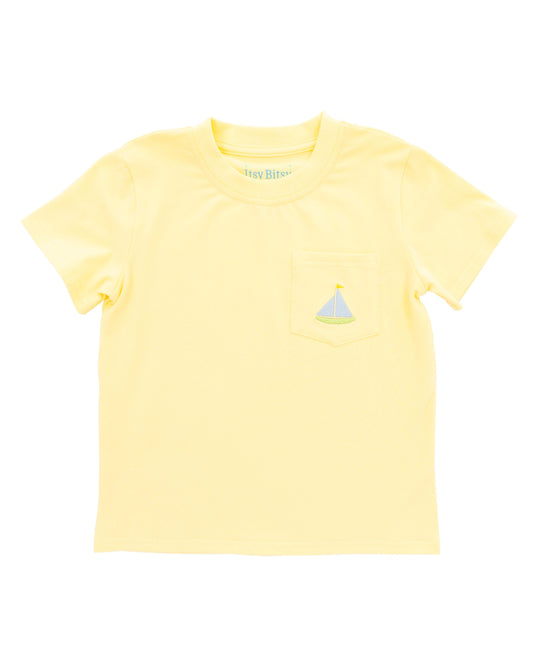 Itsy Bitsy Sailboat Pocket Tee