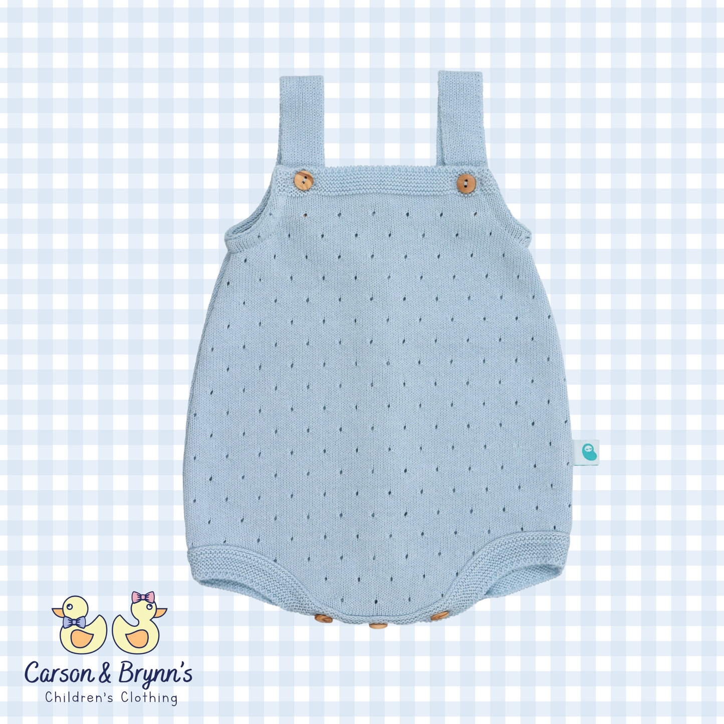 Cotton Knit Bubble-Blue