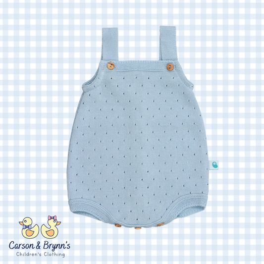 Cotton Knit Bubble-Blue