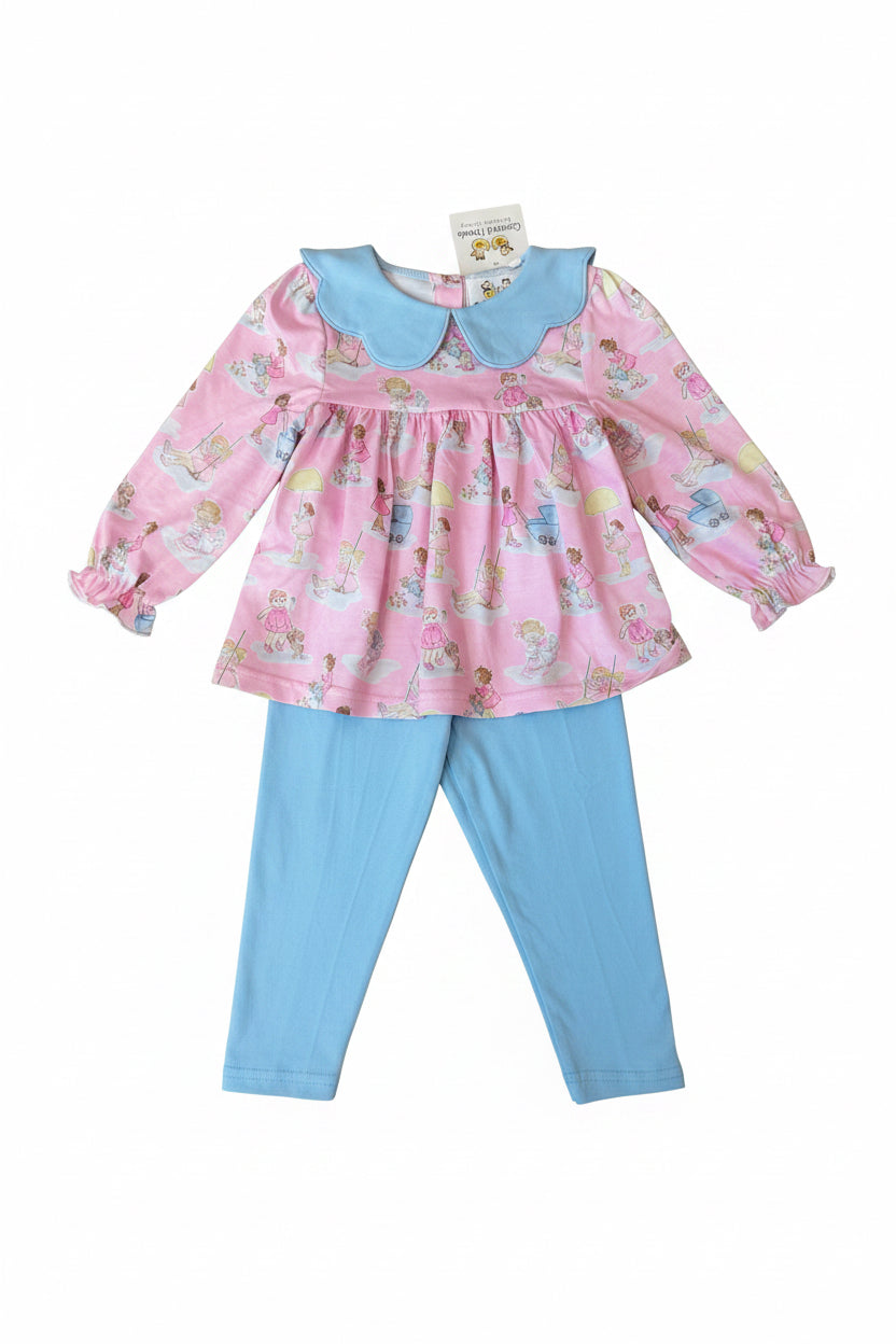 Carson and Friends Girls Adventures Legging Set