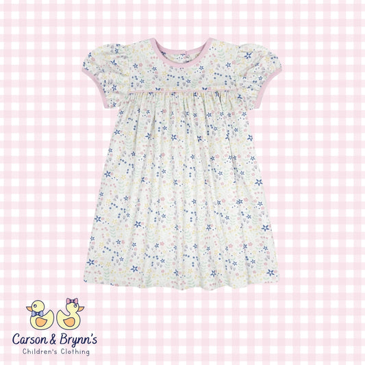 Lullaby Set Mother May I Dress- Playful Petunia Floral