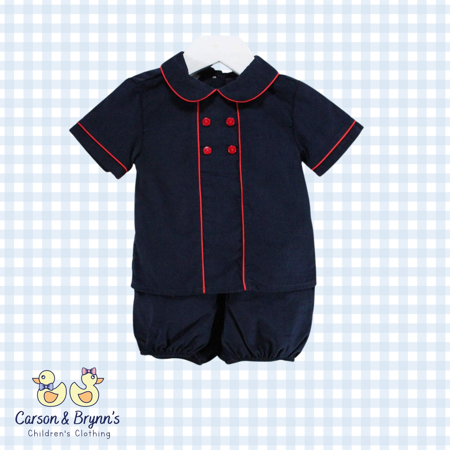 Navy and Red Micheal Set