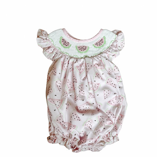 Carson and Friends Sweet Watermelons Smocked Bubble