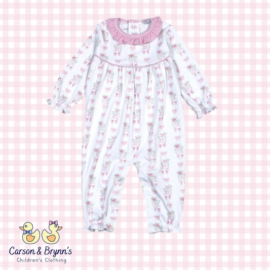 Baby Loren Twinkle Toes Pima Romper