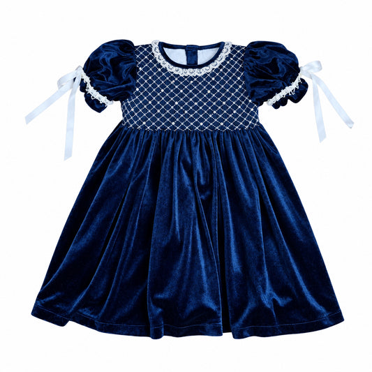 Carson and Friends Velvet and Pearls Dress