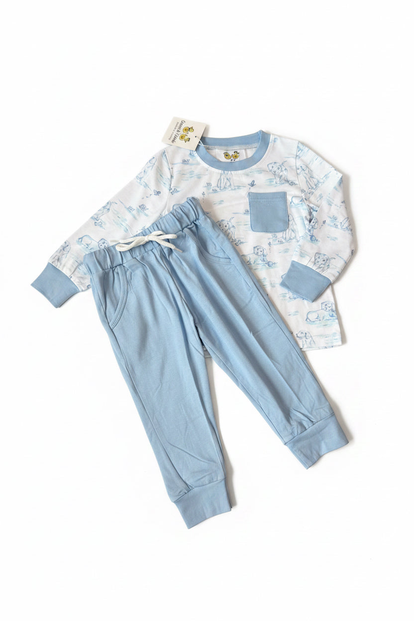 Carson and Friends Snips and Snails Jogger Set