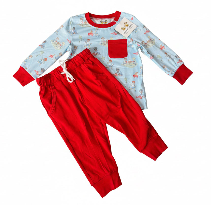 Carson and Friends Boys Playtime Jogger Set