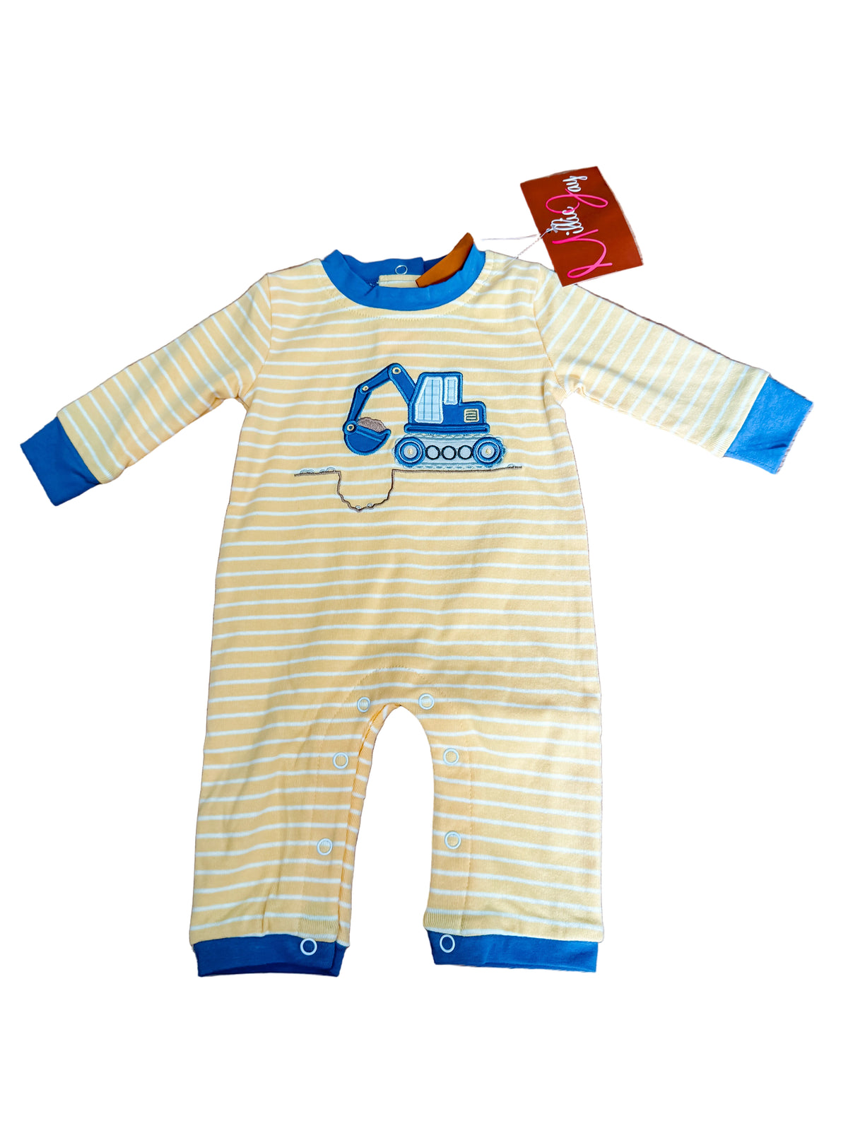 Millie Jay Excavator Boys Romper