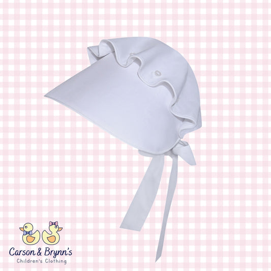 Baby Sen White Bonnet