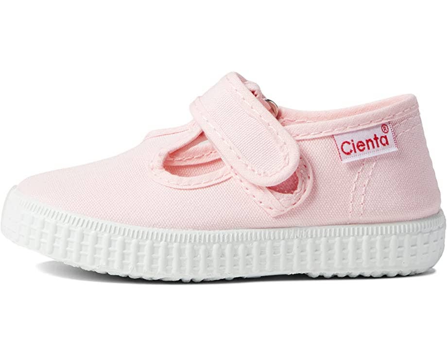 Cienta Shoes - l Velcro T-Strap - Pink