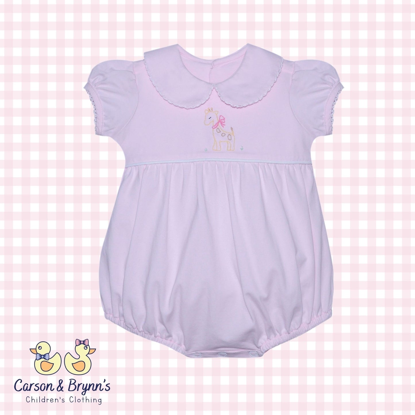 Baby Sen Brady Bubble- Pink Giraffe