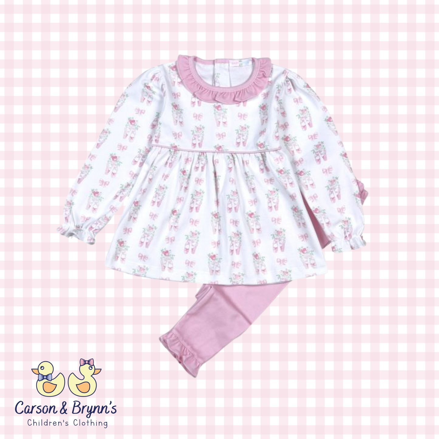 Baby Loren Twinkle Toes Pima Pant Set