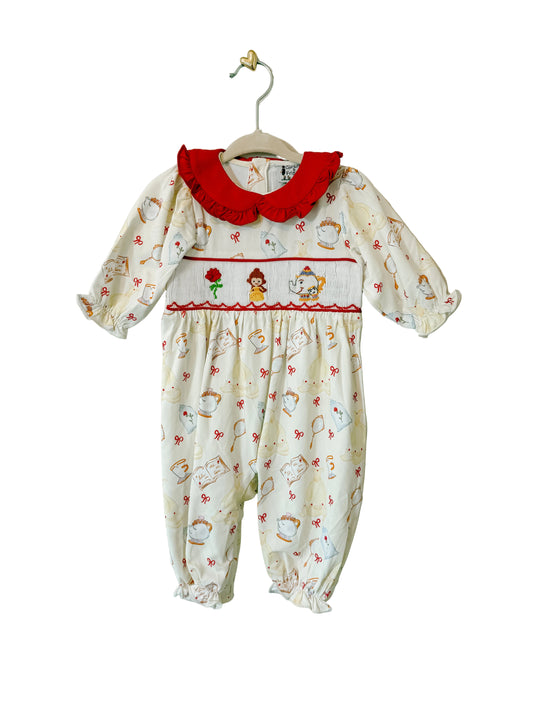 Carson and Friends Yellow Princess Smocked Romper