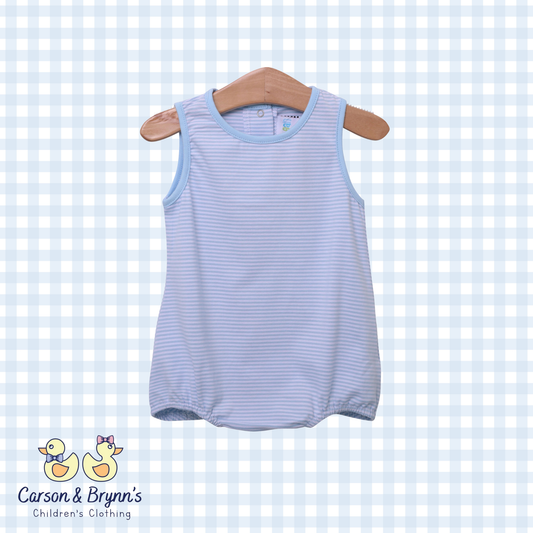 Avery Bubble- Light Blue Stripe