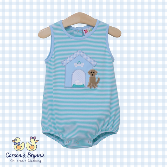 Dog House Applique Bubble