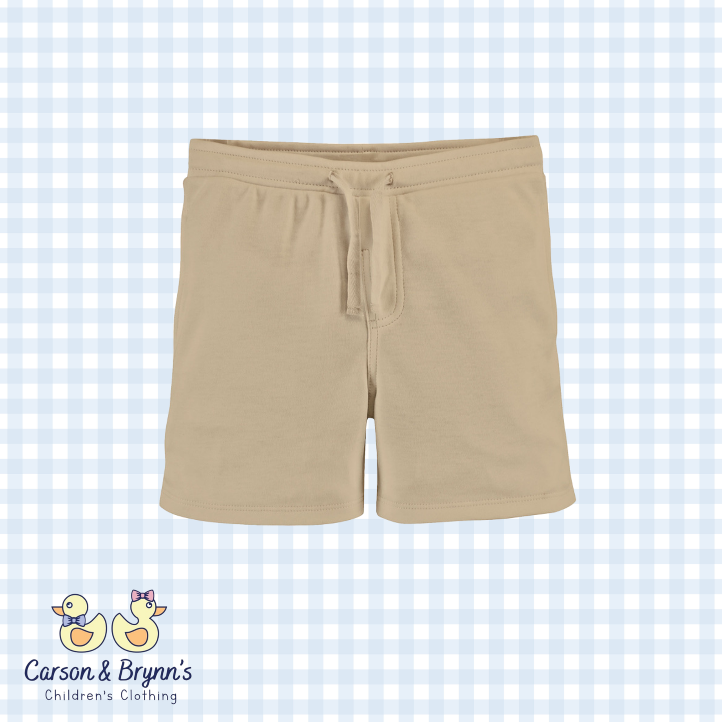 Baby Club Chic Khaki Side Pockets Shorts