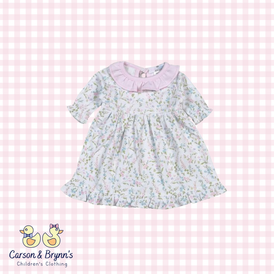 Baby Loren Vivian Floral Doll Dress