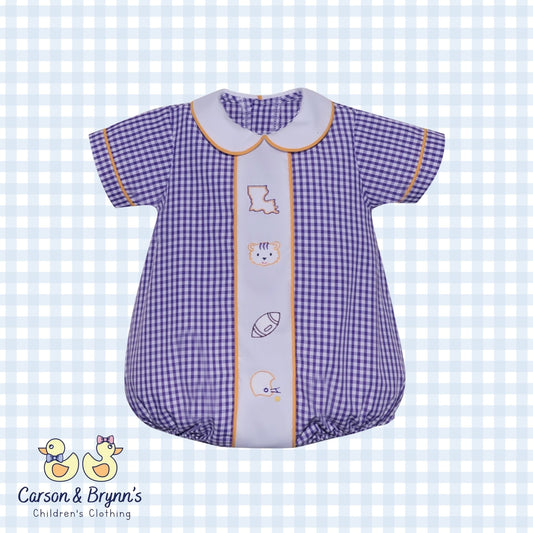 Southern Saturday Purple and Gold Logos Bubble