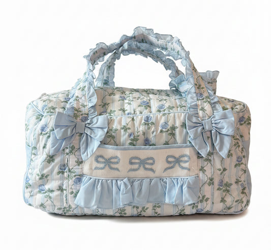 Carson and Friends Bows and Roses Smocked Duffel